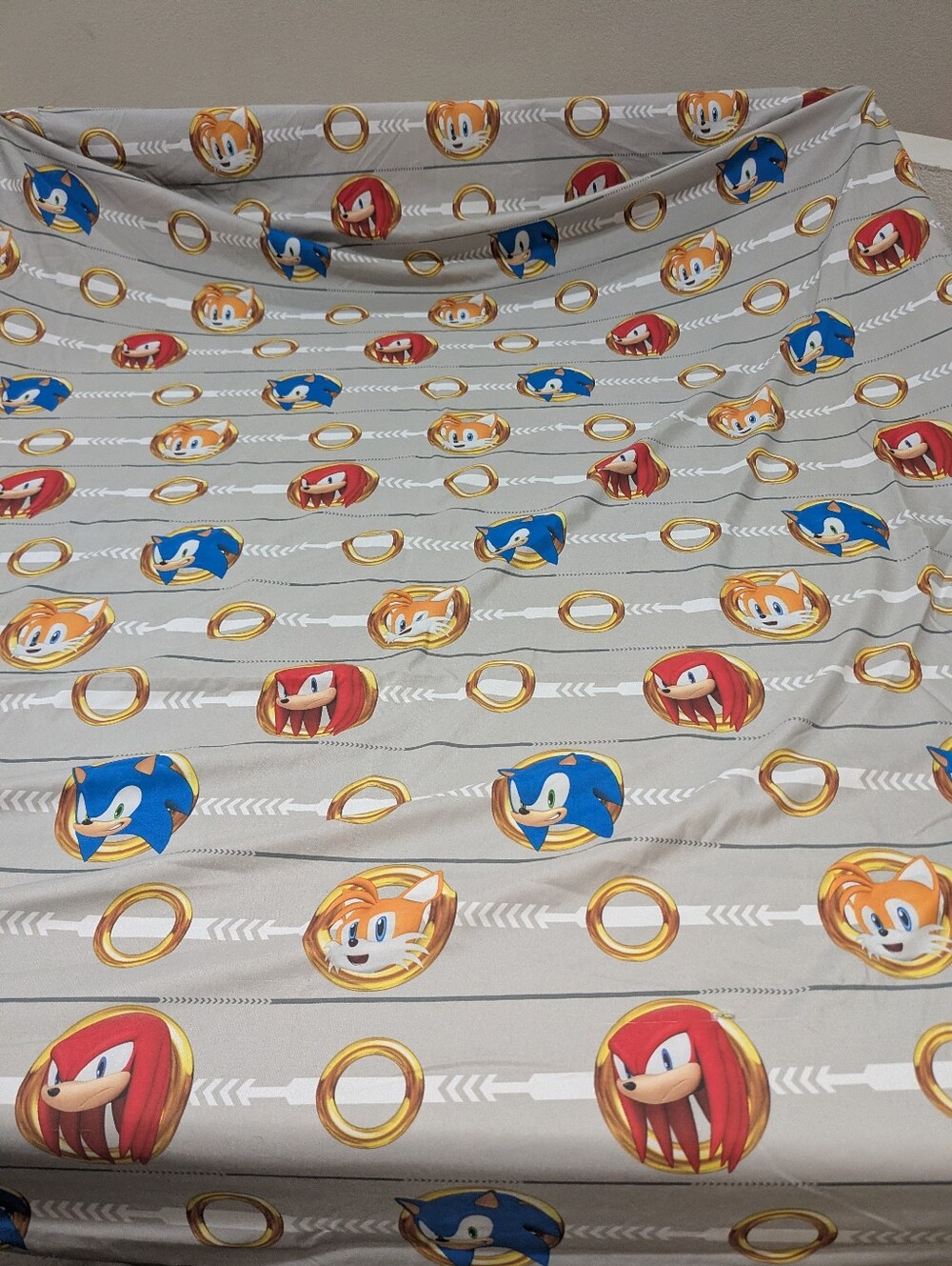 Twin fitted Sonic the Hedgehog Sheet